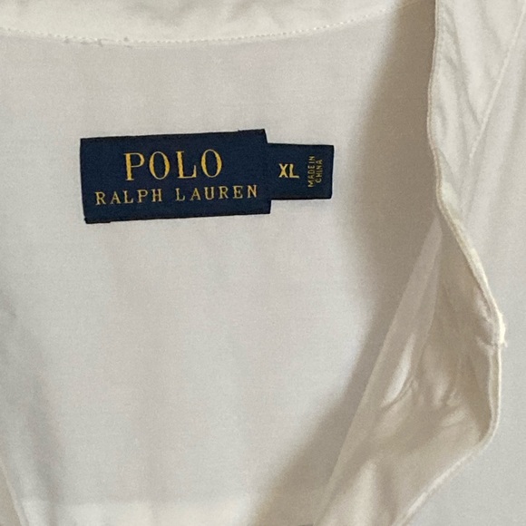 Polo Ralph Lauren White Cotton Long Sleeved Top - Picture 6 of 15